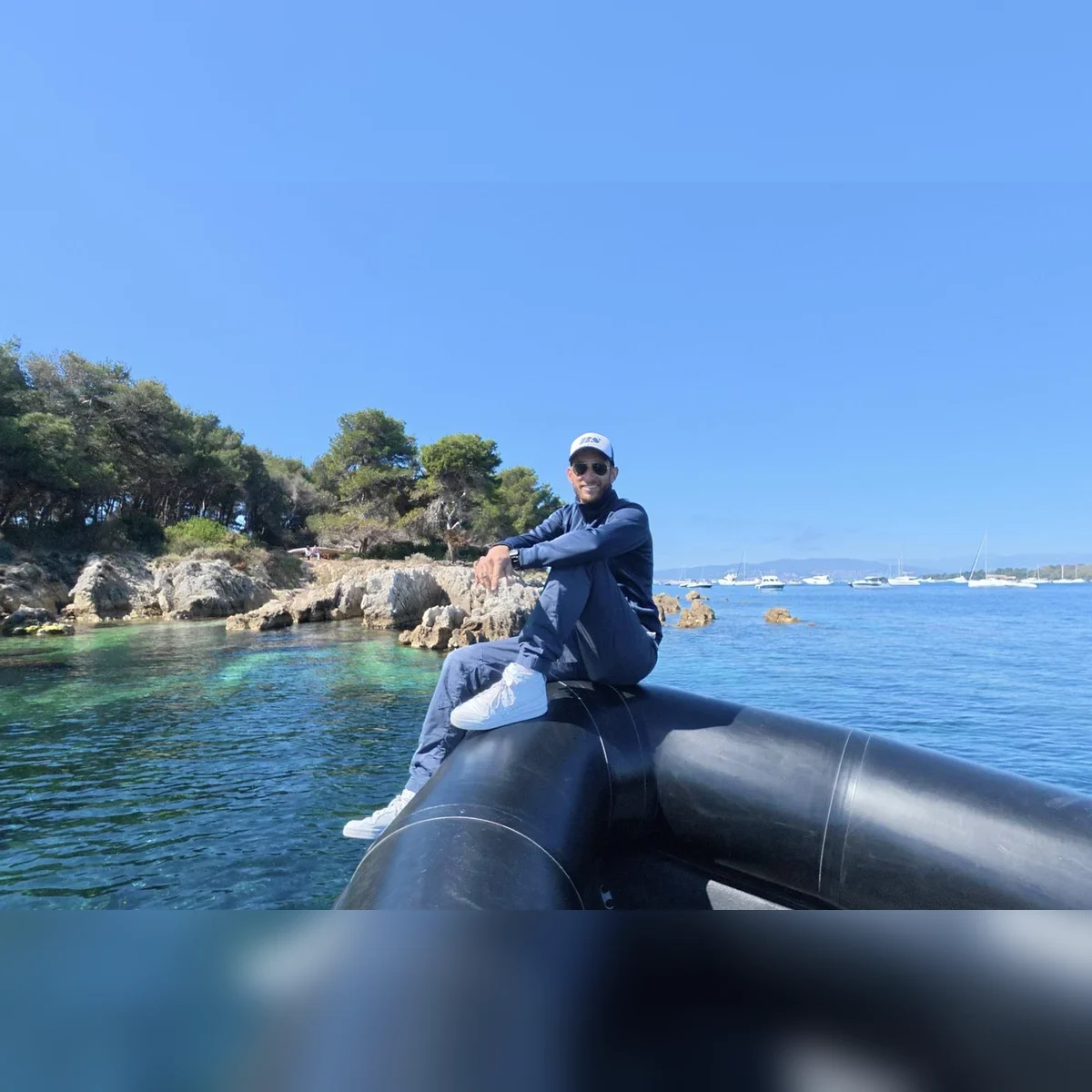 Baie de Cannes vue de la mer